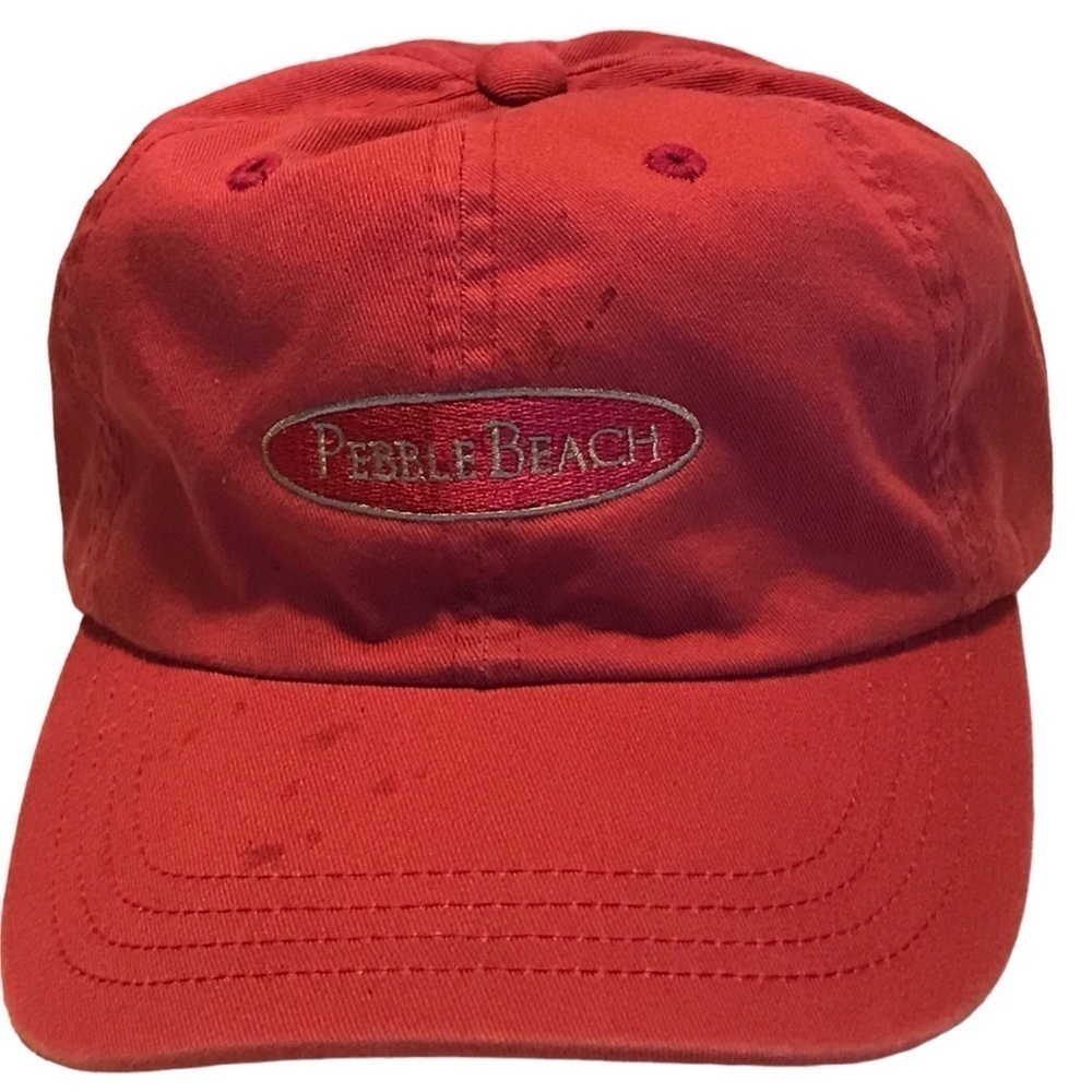 Imperial Pebble Beach Adjustable Maroon Golf Cap